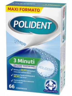 Polident 3 minuti 66 compresse Polident 3 minuti 66 compresse