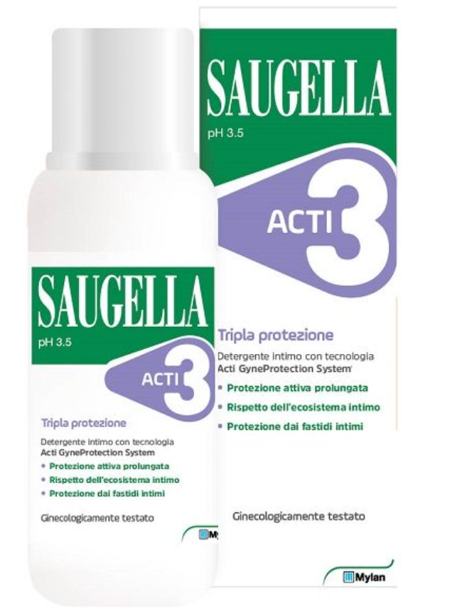 Saugella Acti3 detergente intimo 250 ml