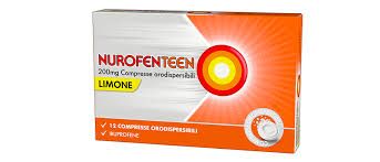 Nurofenteen 12 compresse orodispersibili 200 mg limone