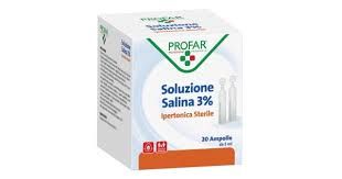 Profar Soluzione Ipertonica 3% 5 ml 20 pezzi Profar Soluzione Ipertonica 3% 5 ml 20 pezzi