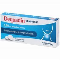 Dequadin 20 compresse 0,25 mg