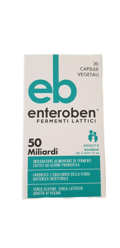 Enteroben 50 mld 30 capsule vegetali Enteroben 50 mld 30 capsule vegetali