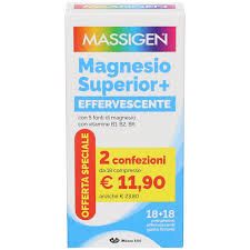 Massigen Magnesio Superior 18+18 compresse effervescenti