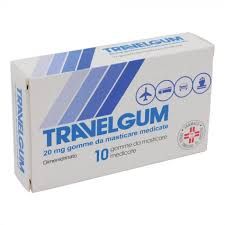 Travelgum 10  gomme masticabili 20 mg