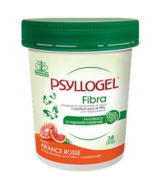 Psyllogel fibra arancia rossa vaso