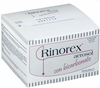 Rinorex Aerosol Bicarbonato  25 flaconix3ml