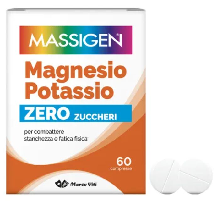 Magnesio potassio senza zucchero 60 cpr