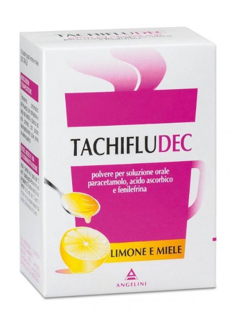 Tachifludec 10 buste limone miele Tachifludec 10 buste limone miele