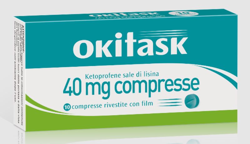 Okitask 10 compresse rivestite 40 mg