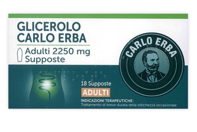 Glicerolo adulti 18 supposte