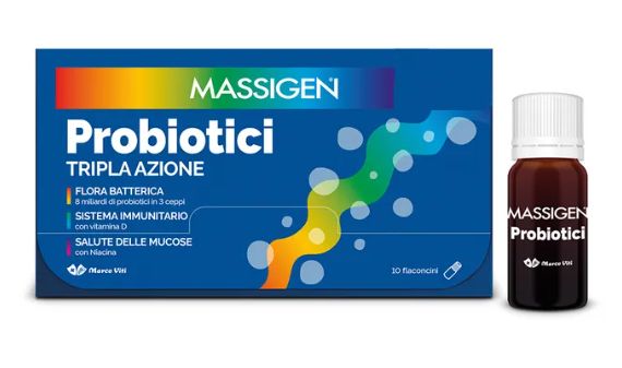 Massigen probiotici 10 flaconi x 8 ml Massigen probiotici 10 flaconi x 8 ml