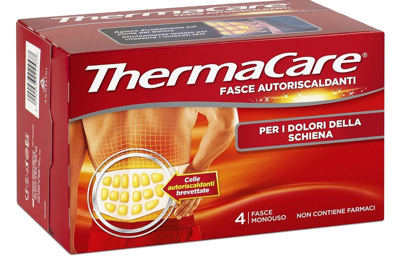 Thermacare schiena fascia 4 pezzi Thermacare schiena fascia 4 pezzi