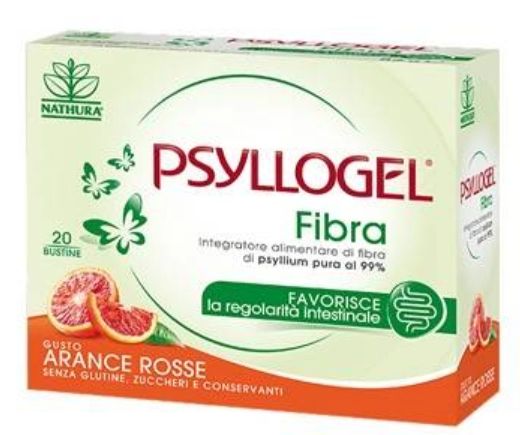 Psyllogel fibra arancia rossa 20 buste