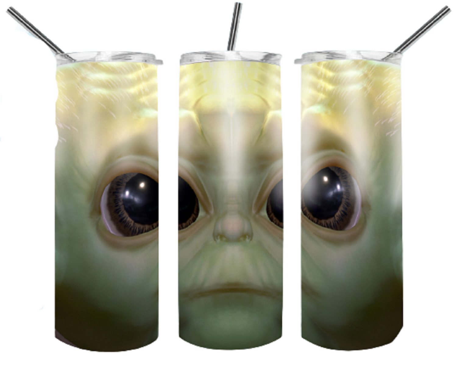 Yoda Sublimation Digital Design for 20 Oz Tumbler