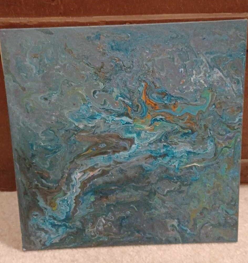 Dirty Pour Painting