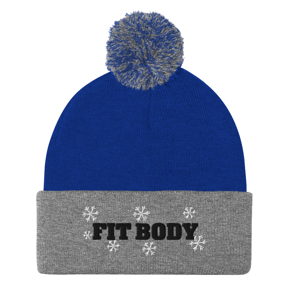 Snowflakes Pom Pom Beanie