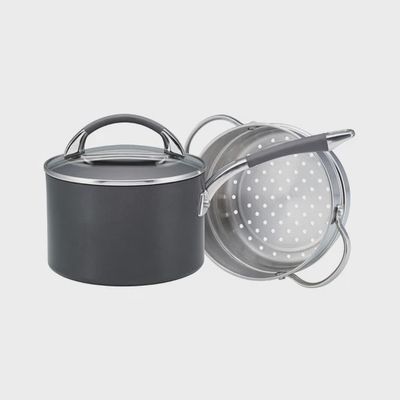 Anolon Endurance+ 18cm/2.8litre Saucepan With Bonus Steamer *