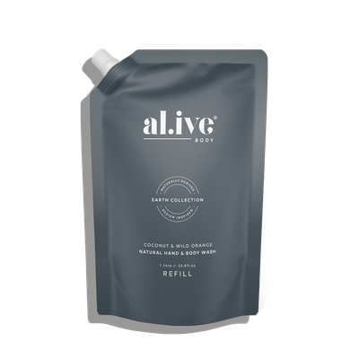 Coconut &amp; Wild Orange Wash Refill