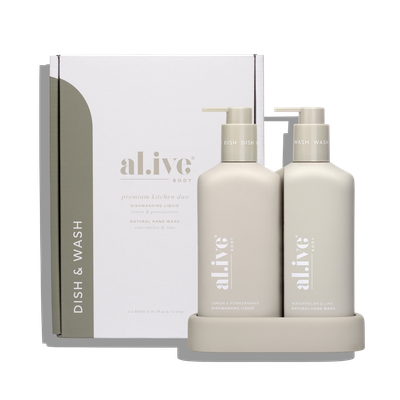 Kitchen Duo - Lemon &amp; Pomegranate Dishwash &amp; Watermelon &amp; Lime Hand Wash