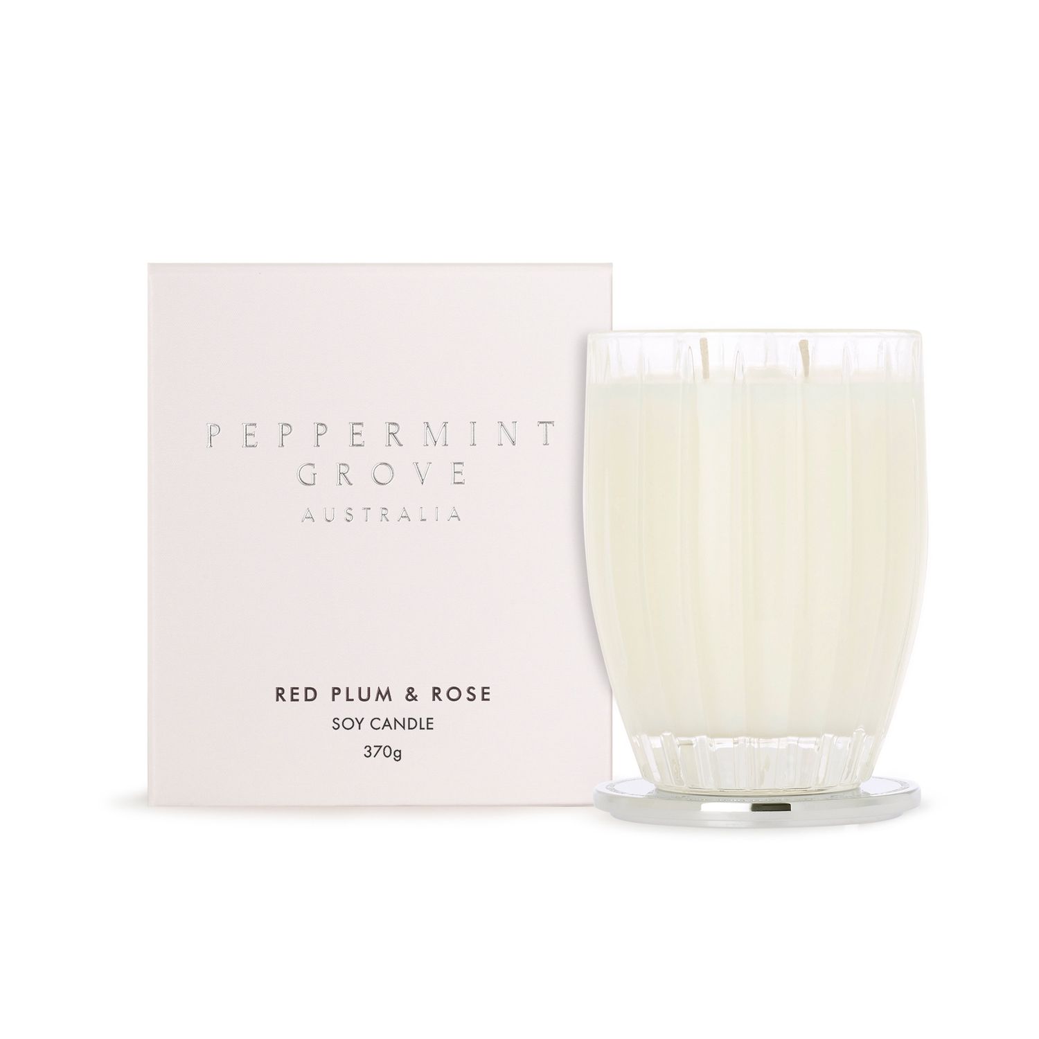 Red Plum &amp; Rose Candle - 370g