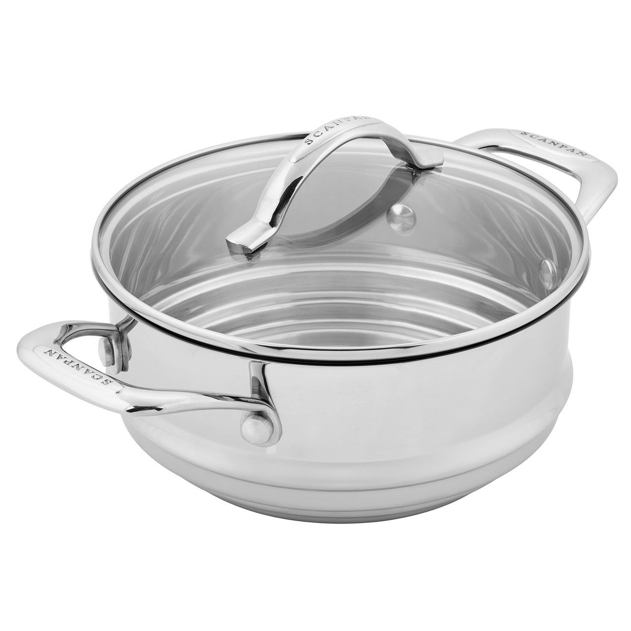 Scanpan STS Steamer with Lid 16/18/20cm *