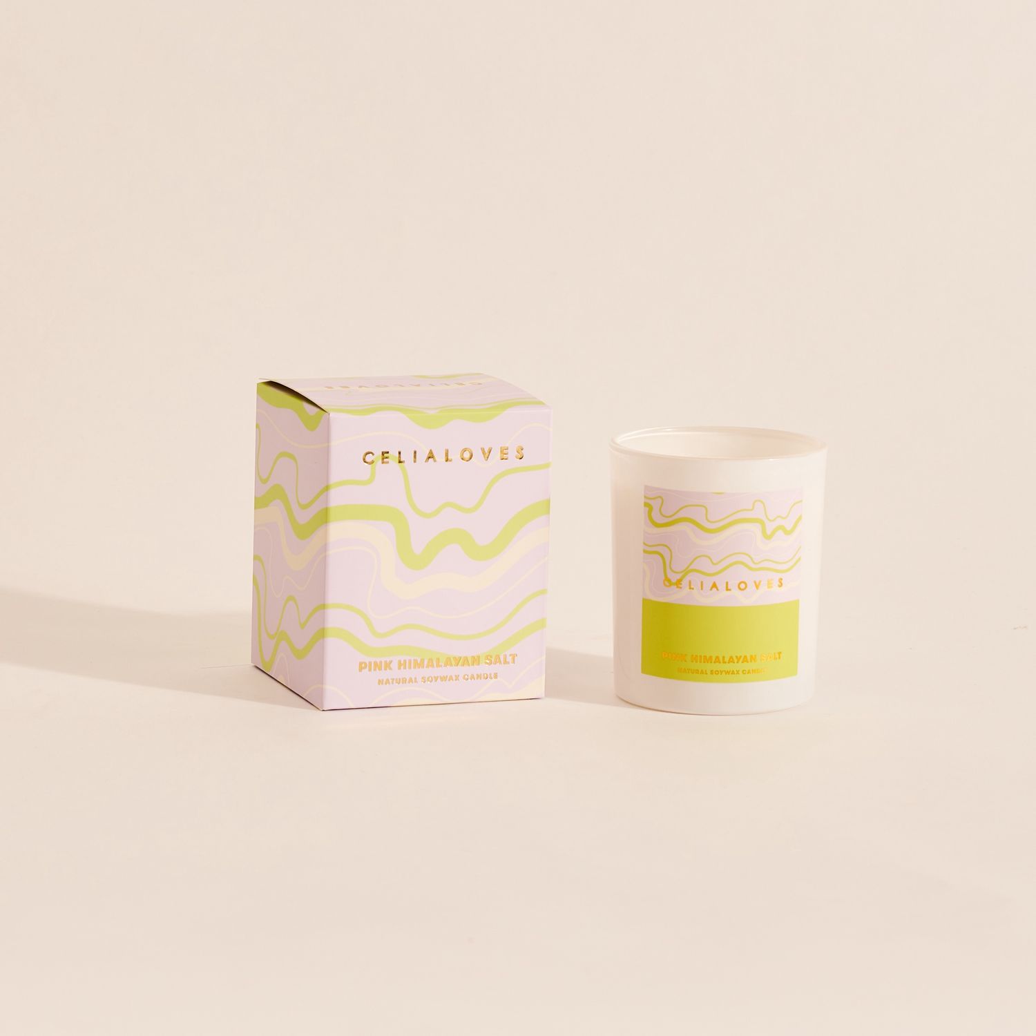 Pink Himalayan Salt Candle - 80 HR
