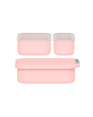 Lunch Container with Silicone Lid Blushed