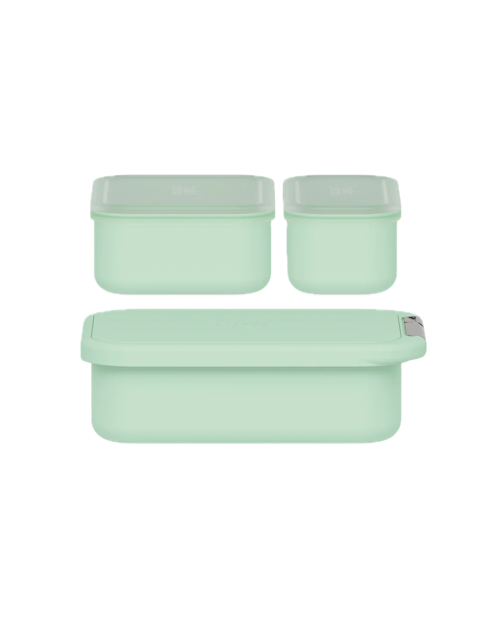 Lunch Container with Silicone Lid Mint Gelato