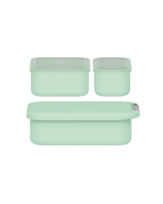 Lunch Container with Silicone Lid Mint Gelato