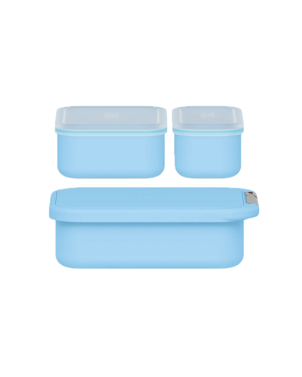 Lunch Container with Silicone Lid Sky Blue