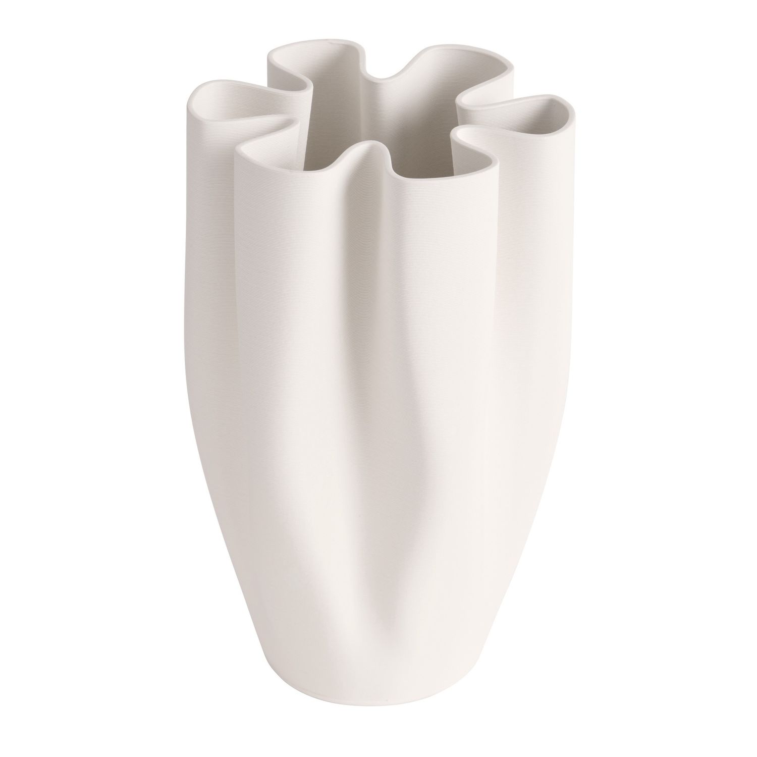 Aurora White Vase  Large