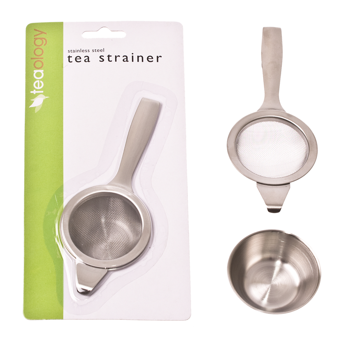 Long Handle Tea Strainer w Bowl