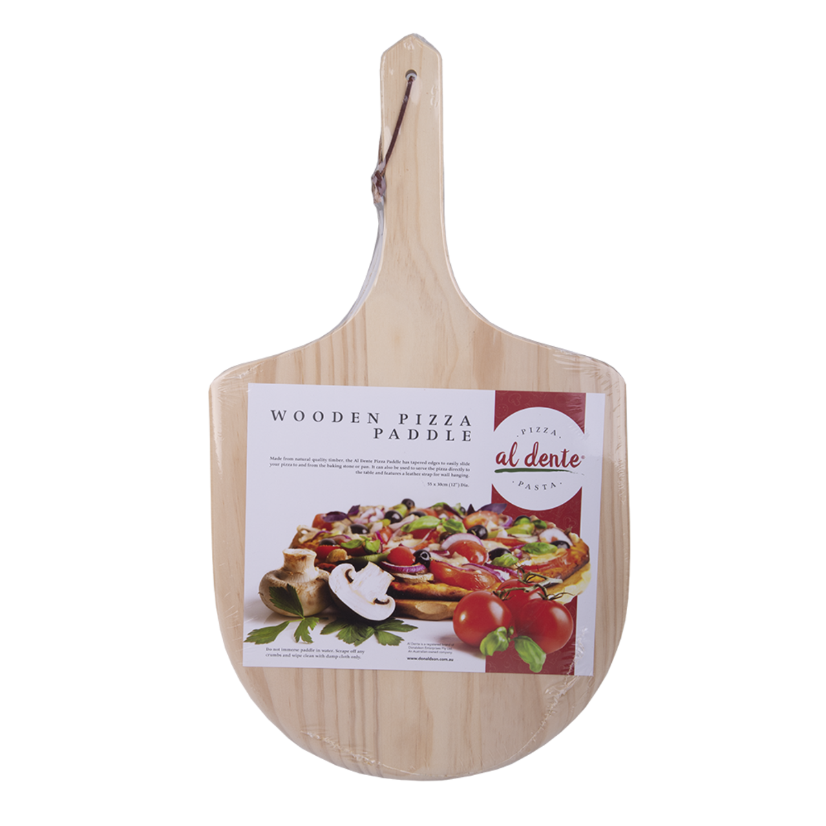 Wood Pizza Paddle 55x30cm