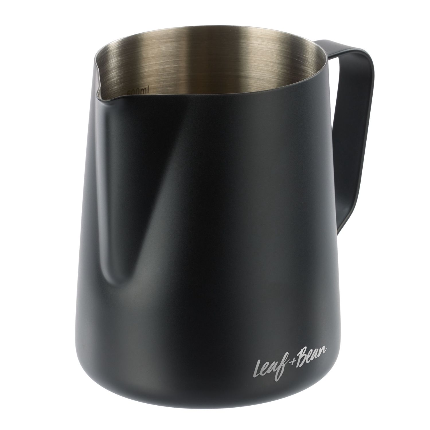 Stainless Steel Milk Frothing Jug - Black