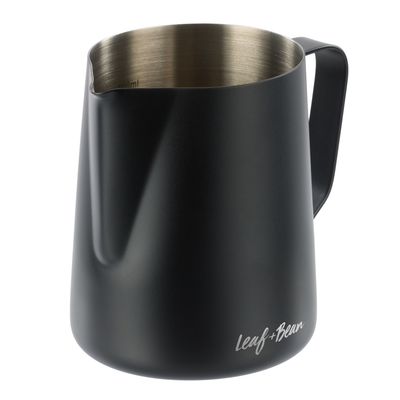 Stainless Steel Milk Frothing Jug - Black