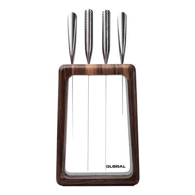 Hashira 5 Piece Knife Block - Walnut *