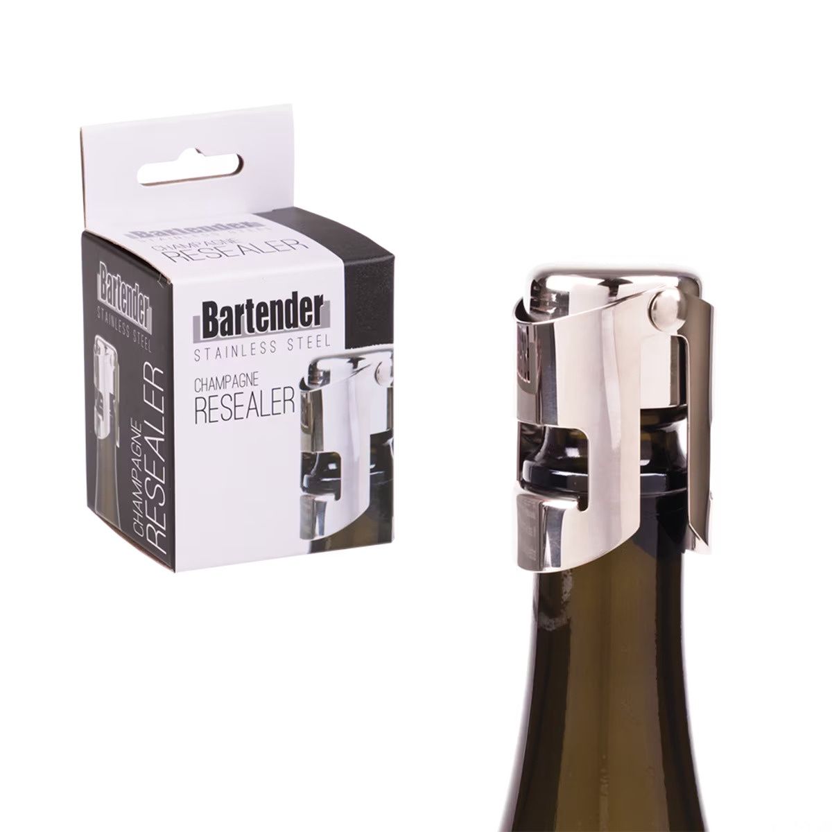 Champagne Resealer - Stainless Steel