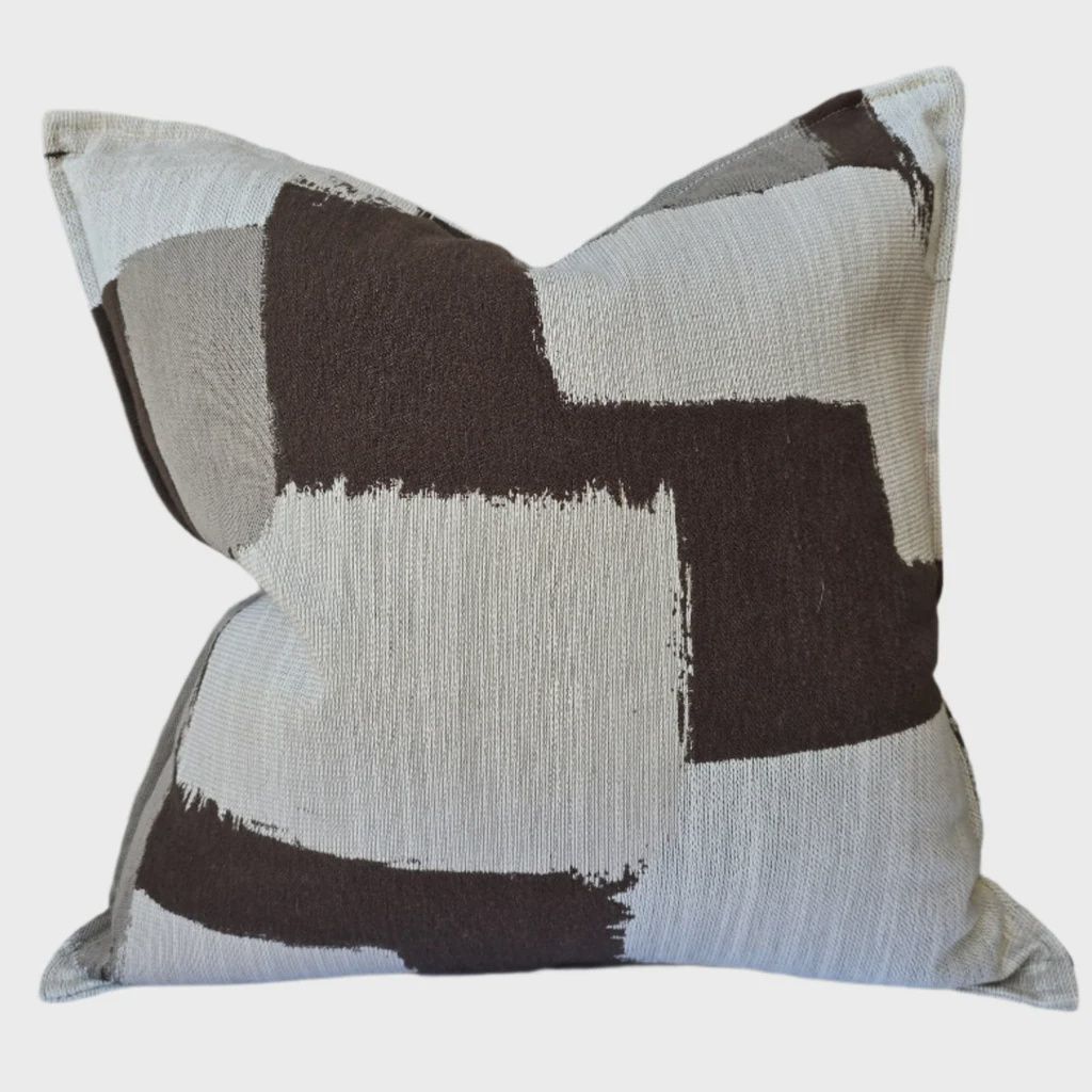 Jena 50cm Cushion - Brown | Off White | Latte | Cream White