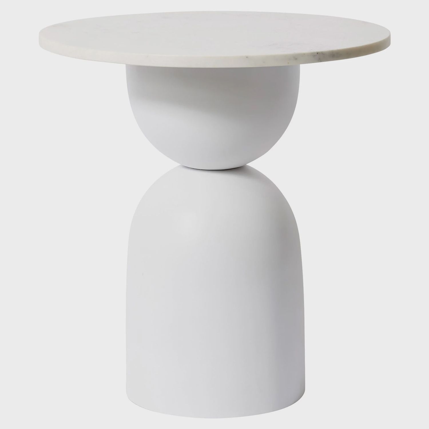 Jax Marble Side Table White