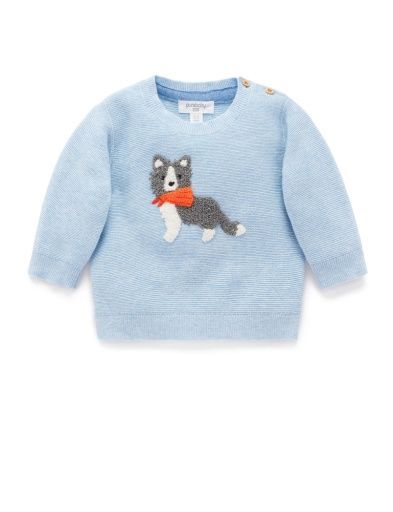 ON THE FARM JUMPER, Size: 00, Colour: COUNTRY AIR MELANGE, Season: W25