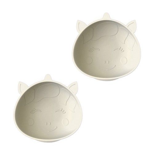 Melii Luxe Silicone 2pk Suction Bowls - Unicorn
