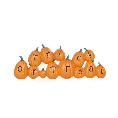 Trick or Treat Pumpkin Sign