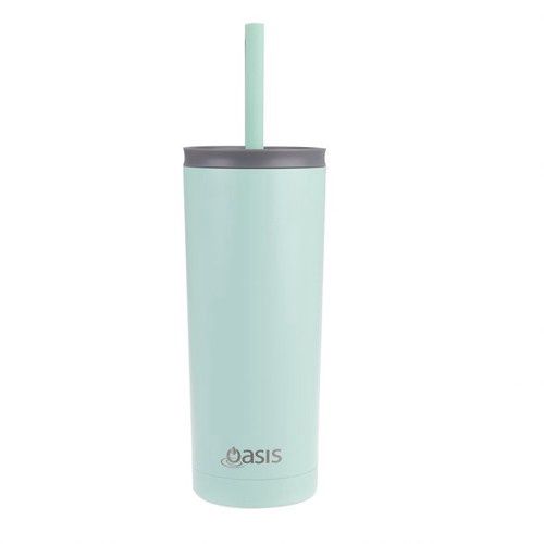 Super Sipper Tumbler w Silicone Straw - Mint