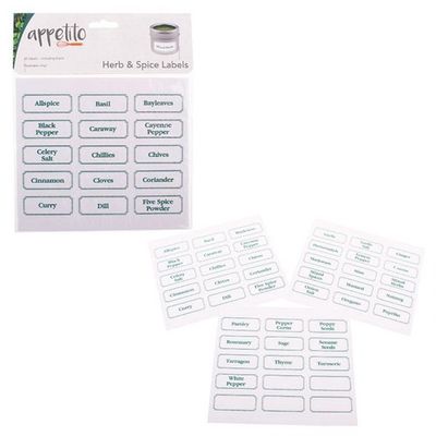 Herb And Spice Labels  Pk45