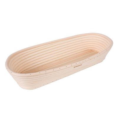 Oval Proving Basket - Rattan*
