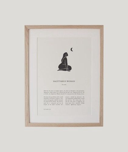 Zodiac Woman Sagittarius Print