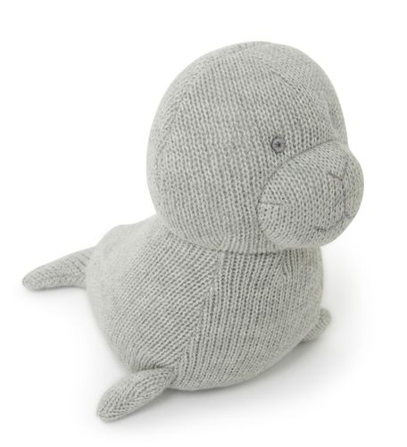 Knitted Seal Toy