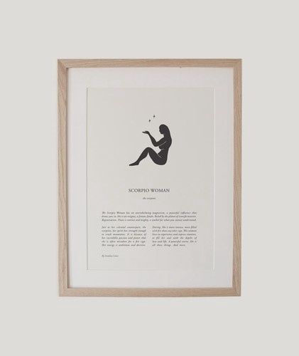 Zodiac Woman Scorpio Print