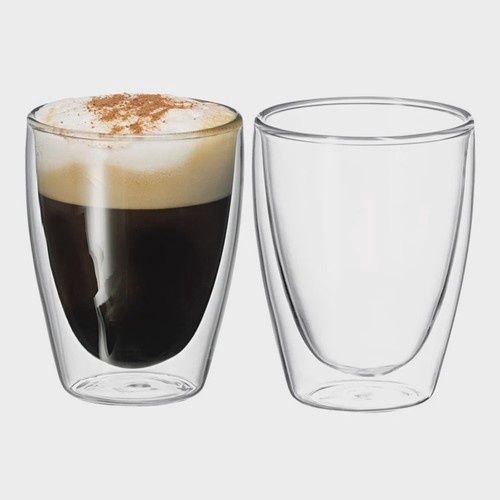 Avanti Twin Wall Caffe Glass 250ml Set of 2 *