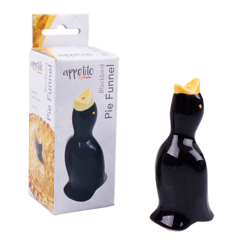 Pie Funnel - Ceramic Blackbird